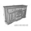 Leeds 150cm Solid Wood Sideboard