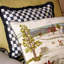 Courtly Check® Ruffled Square Throw Pillow