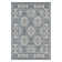Tapis performance à poils courts et motif médaillon traditionnel Honig