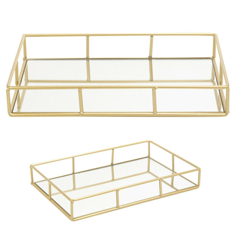 Maceus Mirror Tray - Set of 2