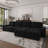 Corduroy Tufted 4-Seat Sofa U-Shaped L-Shaped Livingroom Couch With Movable Ottoman-117494723