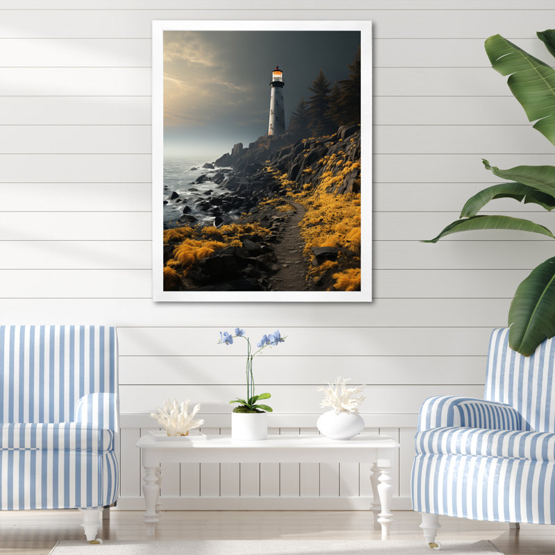 Ciel brumeux Belleview, Cadre photo blanc, H 20 po x l 12 po x P 1 po