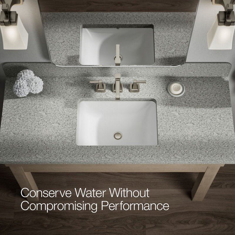 Riff Widespread Bathroom Sink Faucet, Vibrant Brushed Nickel