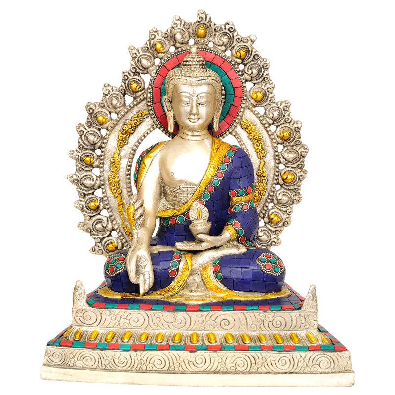 Bouddha tibétain bouddhiste, Bouddha de la médecine intronisé