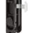 Diecast Black, Flush Sliding Screen Door Latch (Single Pack)