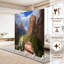 Paravent pliant à 4 panneaux, séparation de pièce, paysage du parc national de Zion, Utah, toile, cloison de protection autoportante, séparation d'intimité