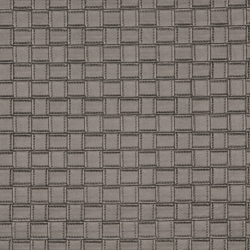 Panier en vinyle tissé, Argent 3