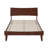 Phoenix Wood Platform Bed with Matching Footboard-324910953-324910956