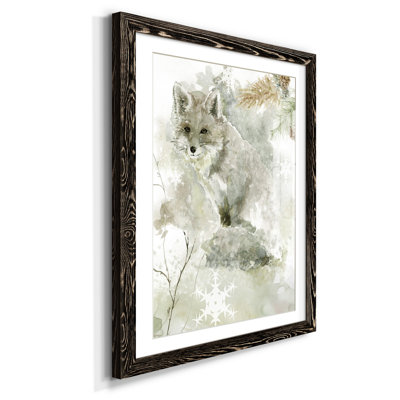 " Winter Lodge Fox " Painting Print