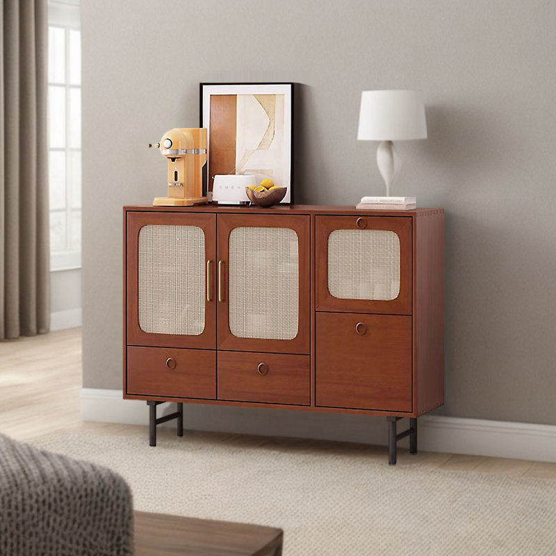 Kourtne Sideboard, Brown, 39.3" H x 47.2" W x 15.7" D