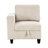 Modern Sectional With Beige Corduroy Upholstery & End Seat Storage Charging 4 In Reversible Cushions-368487559