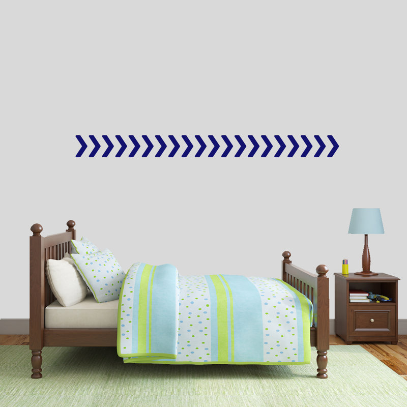 Adhésif décoratif enfants Zoomie, Bleu marine