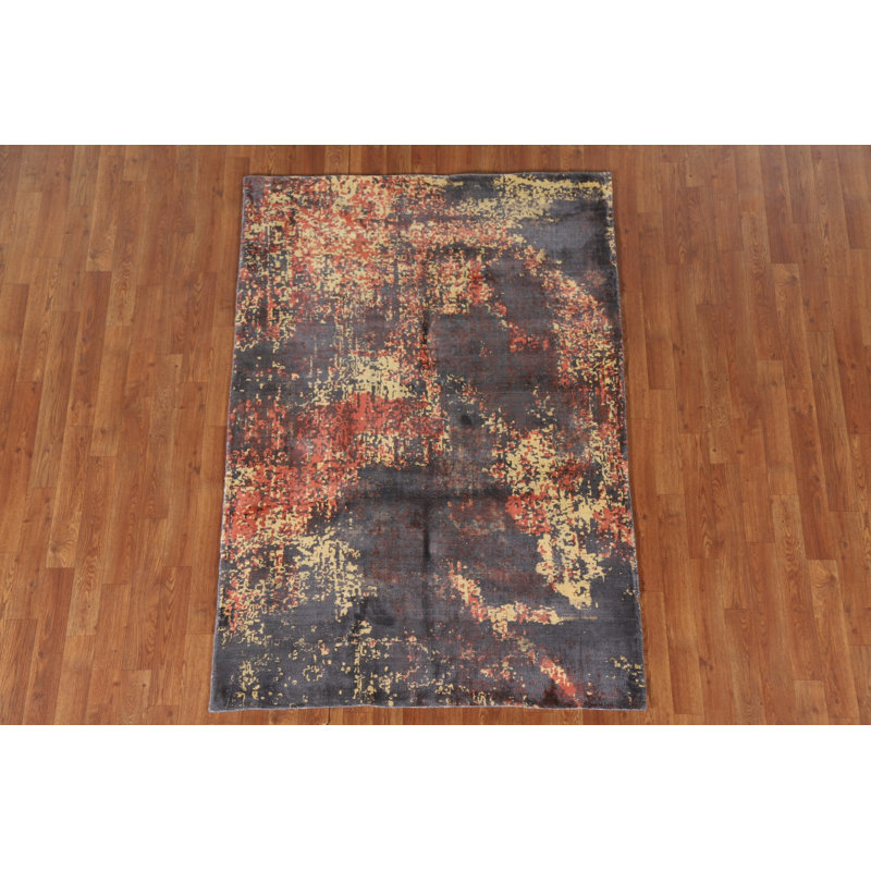 Tapis oriental moderne all-over 4 x 6