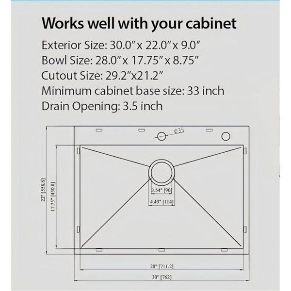 Dimensions du produit