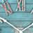 Marina Turquoise Wood Wall Clock