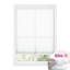 Store alvéolaire sans fil 1,5 po EZ Fit No Tools No Drill, l 21,75 po x H 48 po, blanc-1091469858