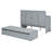 Queen Size Bed In Gray With And Large Drawer Inspection Voluminous-1640191496-1640191540