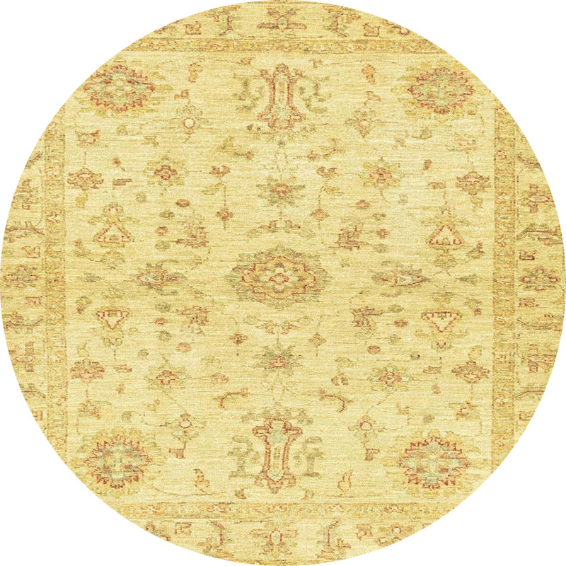 Abstract Indoor Rug, Round 3'