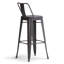 Rayne - Tabouret de bar en métal 30 po (ensemble de 2) - Gris