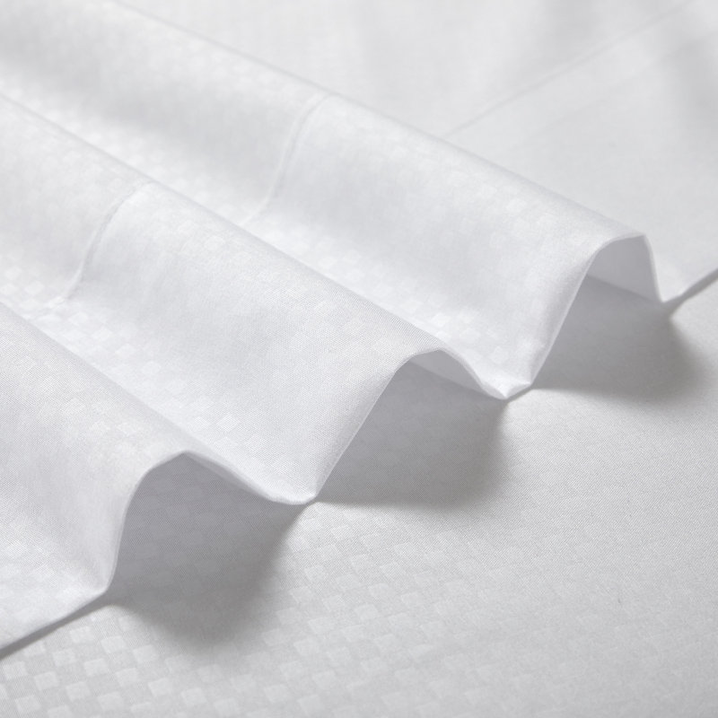  Microfiber Plain Weave / Muslin Sheet Set, Full Sheet Set + 1 Fitted Sheet + 4 Pillowcases, White