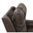 Burlington, 40" Wide Dual Power Recliner Chair With Power Adjustable Headrest and Hidden cupholder in each Arm (Brown Color)-486802604