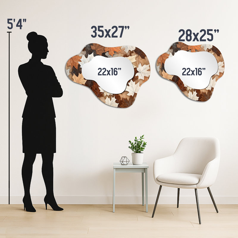 Miroir mural Botanical, 27" x 35"