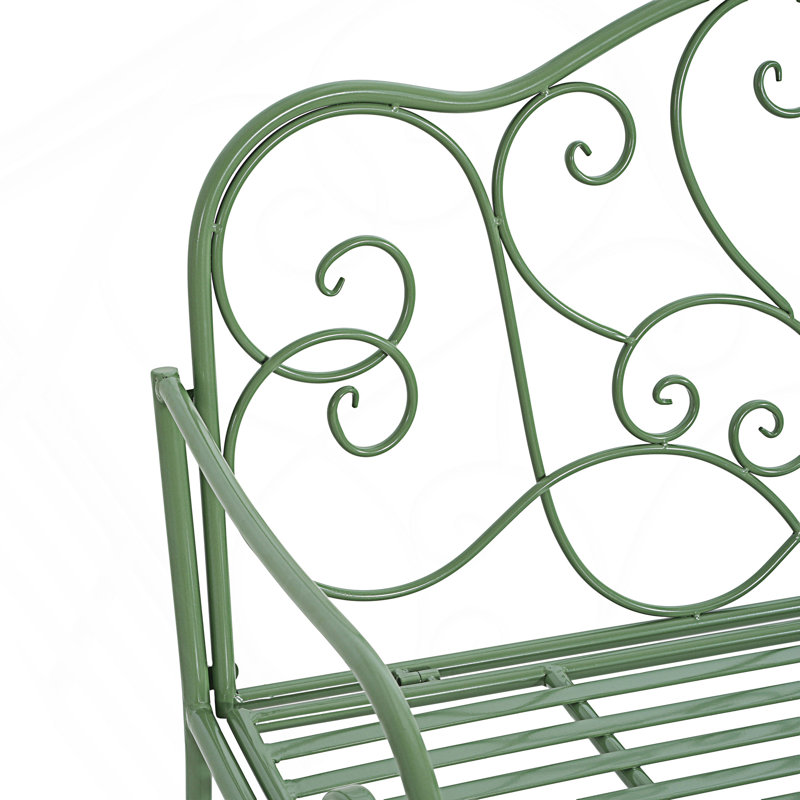 Banc de jardin extérieur, Vert