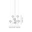 Puppet Suspension 6P Smoky Transparent Matt Black 1 G9 Ul-559442147-559442157