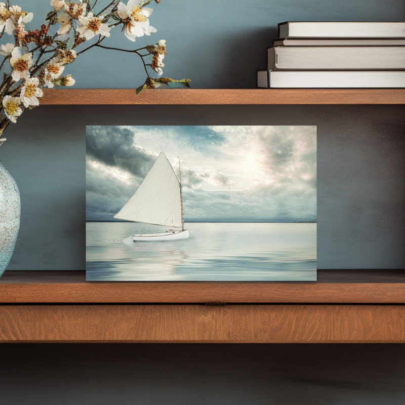 «Sea change Serene Coastal Nature», art mural, H 12 po x l 18 po
