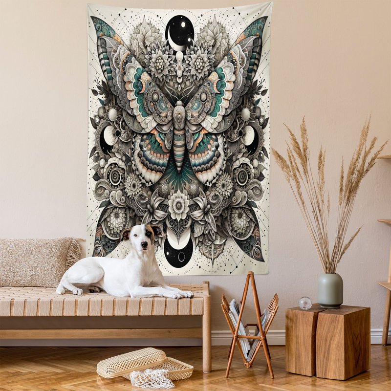 Tapisserie en polyester, H 60 po x l 40 po