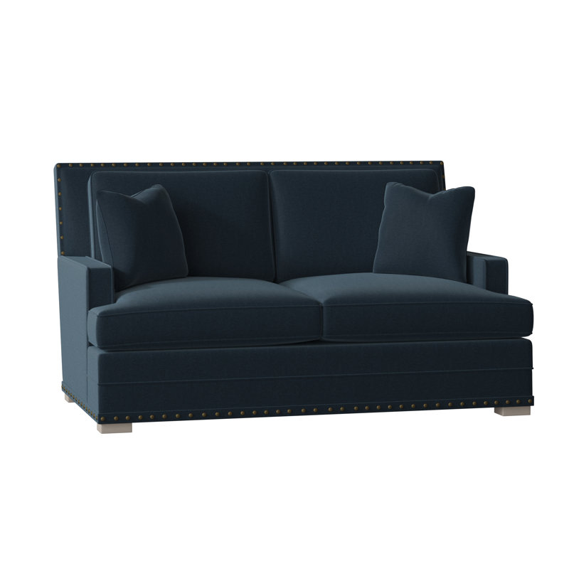 Cantor Upholstered 67.5'' Loveseat, Dorado Snow Crypton® Chenille 5558-000, Blanca