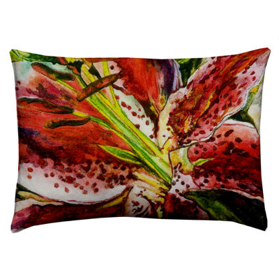 Agarwal Floral Rectangular Cushion