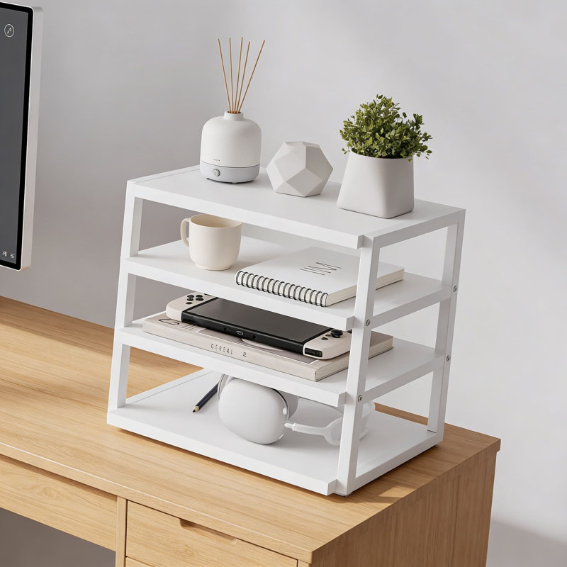 Rangement de bureau à 4 niveaux
