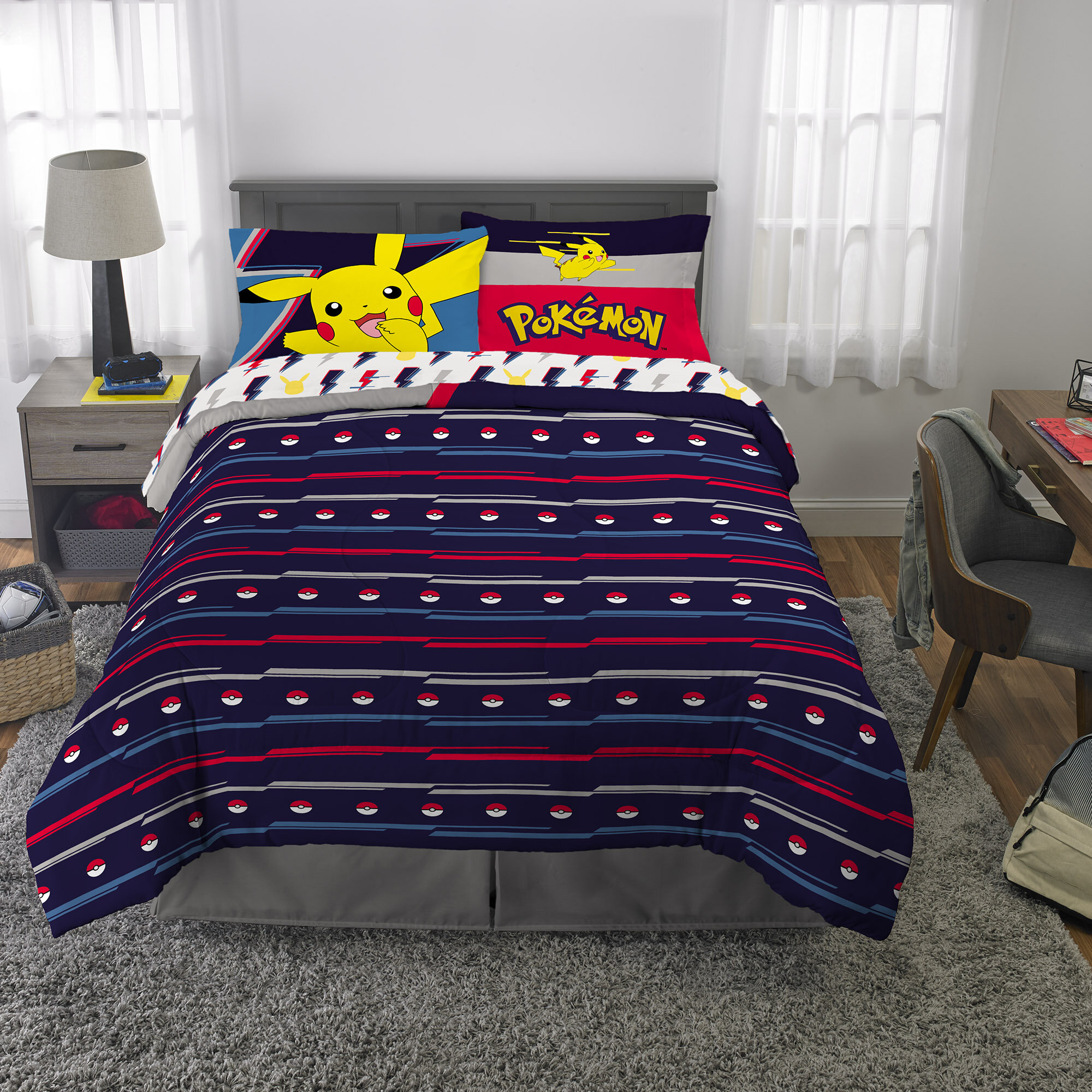 Pokemon twin outlet bed set