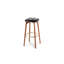 Utility Upholstered Stool with Solid Wood Frame-1060178202