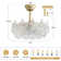 20'' Crystal Ceiling Fan With Light Kit And Remote Control