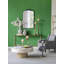 Grand porte-bougie grand pilier en aluminium 7 po de diamètre 0,5 po x 32 po bronze-859288741