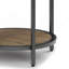 Table d'appoint ronde - gris chaud