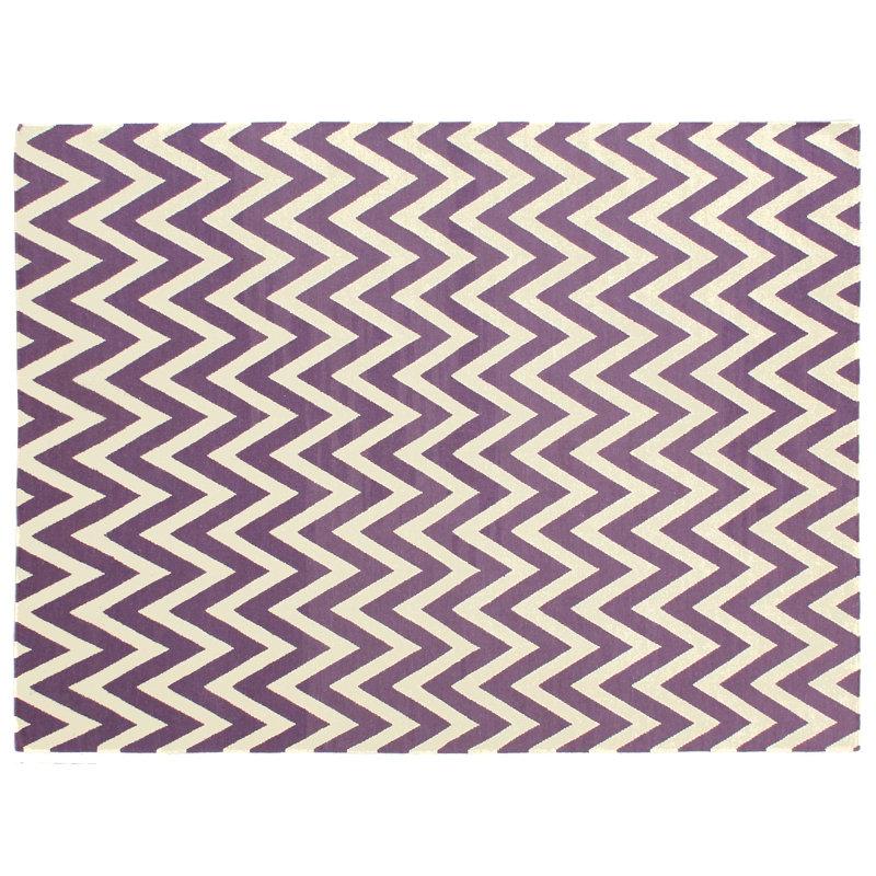 Wool Chevron Indoor Rug, Rectangle 8' x 11'