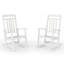Ensemble de 2 chaises berçantes d'extérieur surdimensionnées-360946966