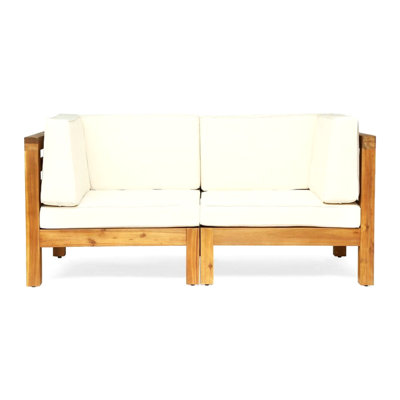 Ensemble de causeuse 2 pièces Oana, beige
