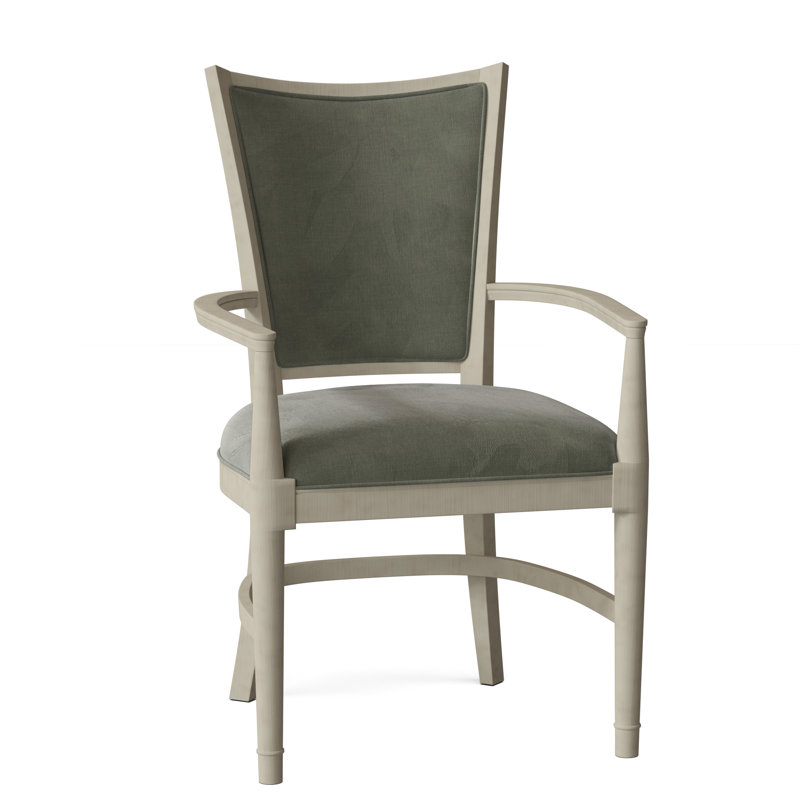 Chaise avec accoudoirs rembourrée Garland, Saule 9953, Amande chamois