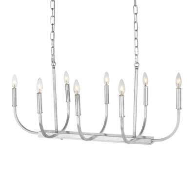 Rhone 8 - Light Candle Style Chandelier