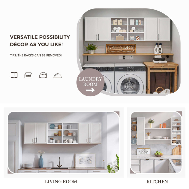 Laundry Room Cabinets Shelves Set
