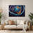 Music Lyre Gray Metal Wall Art-1441074397