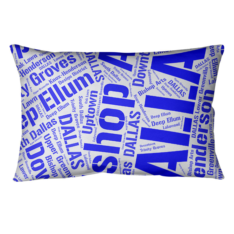 Coussin lombaire intérieur/extérieur dallas, Oui, Bleu