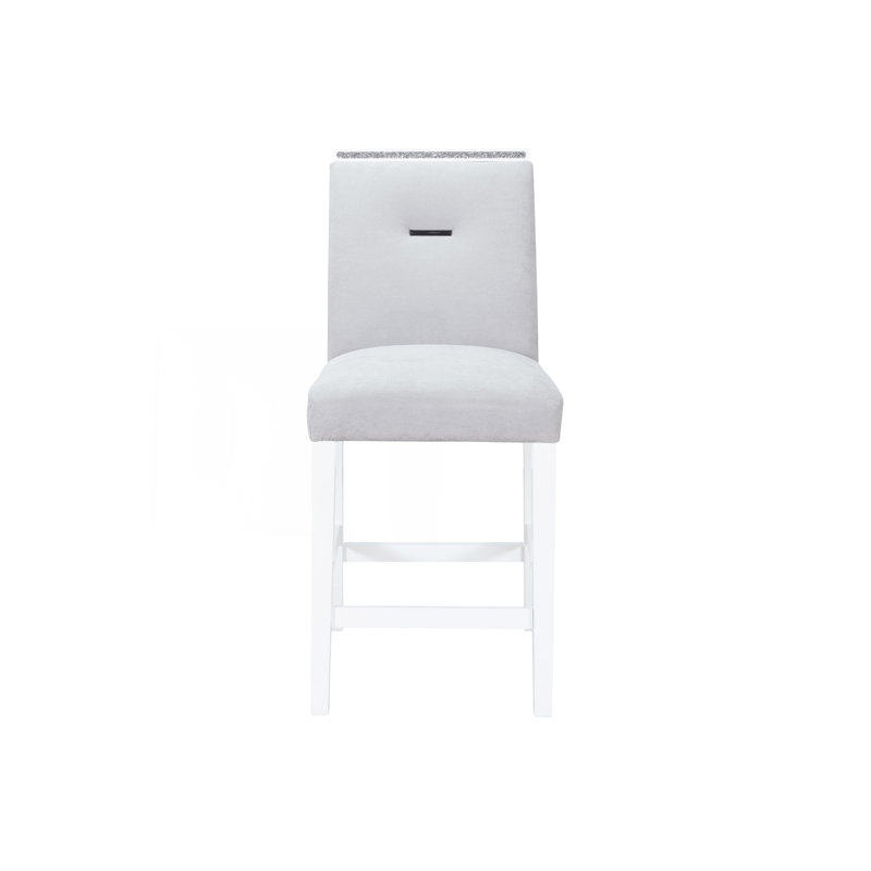 Ariya White Bar Table And Bar Stool Set