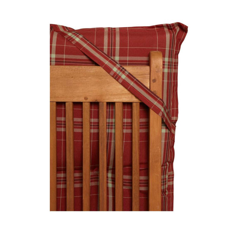 Beard Bench Cushion, Ruby