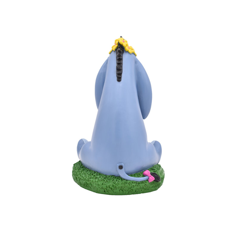 Statue de jardin Disney Eeyore Daisy Crown
