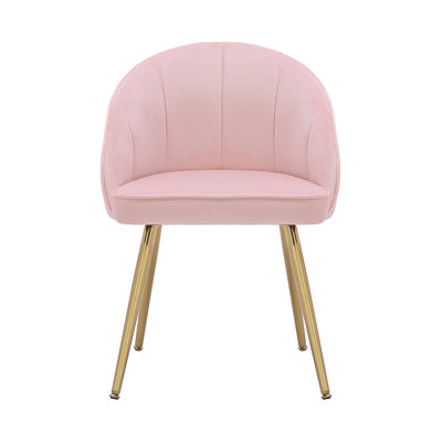 Mccain 45cm H Velvet Upholstered Upholstered Back Side Chair